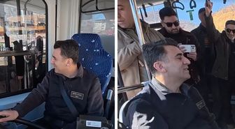 Direksiyonda bir vali! Vatandaşlarla sohbet etti, o anlar kameralara yansıdı