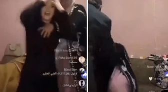 Canlı yayın yaparken, anne ve babası tekme tokat saldırdı