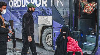 52 Orduspor FK takım otobüsü Suriye'de