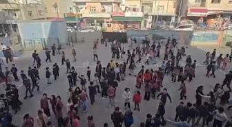 Siirt'te öğrenciler 'Kabe'de Hacılar' ilahisine hep birlikte eşlik etti
