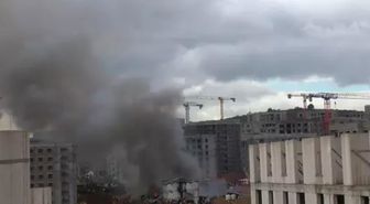 Tuzla'da işçilerin kaldığı konteynerlerinde yangın çıktı