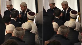 Bilal Erdoğan, Üsküp'te teravih namazını kıldırdı