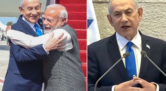 Modi ile kamera karşısına geçen Netanyahu, Osmanlı'yı hedef aldı