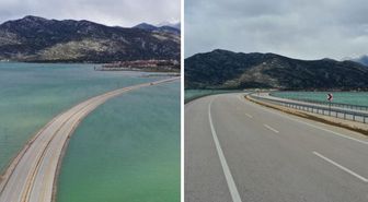 Sular altında kalmıştı! İşte Yeni Antalya-Konya Karayolu'nun son hali