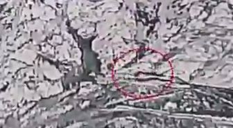 Pakistan ordusunun Afganistan'a yağdırdığı bombalar havadan görüntülendi