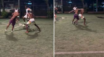 Uğruna milyonlar verilen profesyonel futbolcunun yaptığına bakın