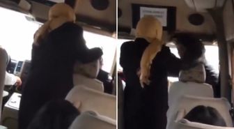 Yolcuyu önce uyardı sonra peş peşe yumrukladı! Herkesin dikkatini tek bir şey çekti