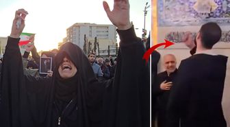Hamaney'in ölümü sonrası halk yasa boğuldu! Kendilerini yumruklayarak ağıt yaktılar