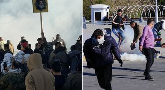 Irak da karıştı! Şiiler Yeşil Bölge'ye akın etti, polis sert müdahale etti