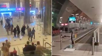 Panikle kaçtılar! Çatışmalarda Dubai Uluslararası Havalimanı vuruldu