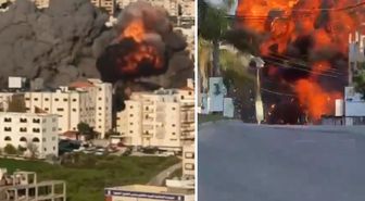 Tahran'dan sonra en ağır hasar o ülkede! Dört bir yan alev altında