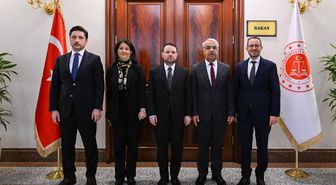 Adalet Bakanı Gürlek, DEM Parti Heyetiyle 'Terörsüz Türkiye' sürecini görüştü