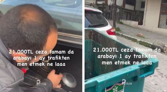 Ünlü oyuncu Savaş Satış, aracını bağlatmamak için binlerce liralık ses sistemini çöpe attı