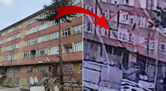 5. kattan balıklama atladı! Korkunç olay kamerada
