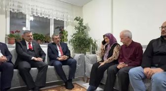Bakan Tekin ve Bakan Çiftçi, cinayete kurban giden Fatma Nur öğretmenin ailesine taziyede bulundu