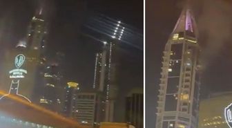 İran, Dubai Marina Kulesi'ni vurdu