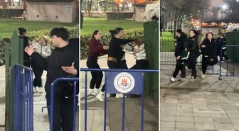 Liseliler parkı boks ringine çevirdi: Seni mermi manyağı yapacağım