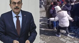 'Kabe'de hacılar' ilahisi ile dans eden öğrenci Bakan Tekin'e soruldu