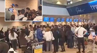 Ülkeden kaçmaya çalışan İsrailliler, Ben Gurion Havalimanı'nda kargaşa çıkardı