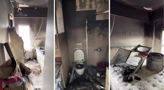 İstanbul'da kurutma makinesi patladı, ev savaş alanına döndü