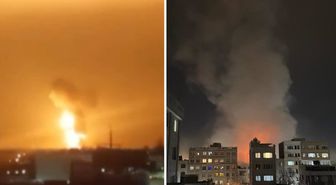 İsrail'den İran'a büyük hava saldırısı! 4 şehir aynı anda vuruldu