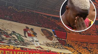 Galatasaray taraftarından Osimhen'i ağlatan koreografi