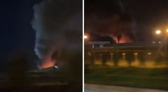 Erbil'e saldırı! Havalimanı yakınlarından dumanlar yükseldi