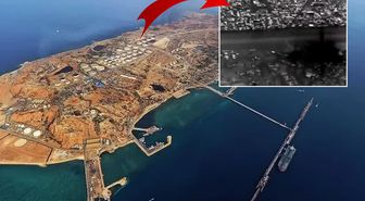 İşte Hark Adası'nın vurulduğu anlar! Üst üste tam 15 patlama
