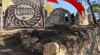Kazı ekibi şaştı kaldı! 1500 yıllık mozaikteki mesaj herkesi hayrete düşürdü