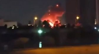 İran, ABD'nin Bağdat Büyükelçiliği'ni vurdu! Tüm yerleşke alev alev
