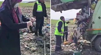Altınları sakladığı yere bakın: Belediye ekipleri seferber oldu