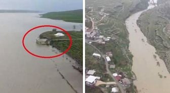 Diyarbakır'da Ambar Çayı taştı, tarım arazilerini su bastı