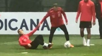 Milli Takım kampına damga vuran görüntü