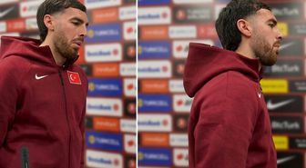 Orkun Kökçü'nün maç sonu görüntüsü tartışma yarattı