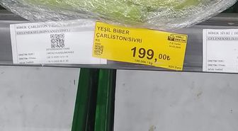 Bakanlıktan biberi fahiş fiyattan satan markete 1,8 milyon lira ceza