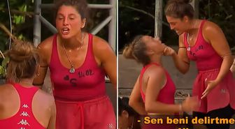 Survivor'da Seren Ay ve Nisanur arasında büyük kavga! Acun cezayı açıkladı