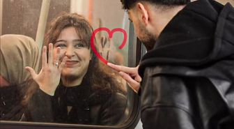 Metroda 'Nişanlıyım' yanıtını aldığı kızla bir yıl sonra yeniden buluştu