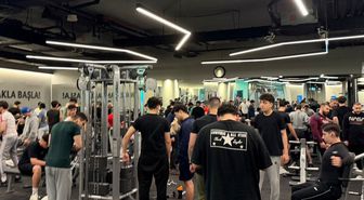 Adım atacak yer yok! Viral olan spor salonu