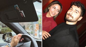 Ata Ayyıldız’dan Sıla Türkoğlu'na romantik jest! Vesikalık fotoğraflarını aracına astı