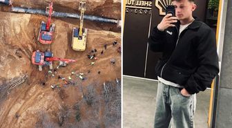 Doğal gaz çalışması sırasında toprak altında kalan 2 işçiden 1'i öldü