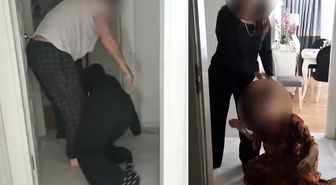 Eşini komşusuyla evinin yatak odasında yakaladı