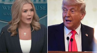 Trump'tan Beyaz Saray Sözcüsü Leavitt'i endişelendiren şaka: Onu kovalım mı?