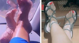 Gülben Ergen'in özel abonelerine ayaklarını paylaşması olay oldu
