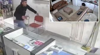 5.2'lik deprem anı kamerada! Bir kişi panikle balkondan atladı