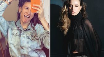 Serenay Sarıkaya’dan ayna karşısında doğal pozlar