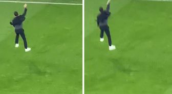 Domenico Tedesco galibiyetin ardından sevinçten çılgına döndü