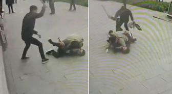 Annesini darp eden şahıs, iki kardeşi tarafından sopayla dövüldü