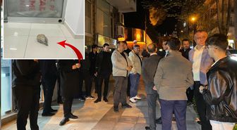 Belediyede işe giremedi, ilçe binasını taşladı