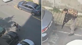 İsrail Konsolosluğu'na saldırının en net görüntüsü