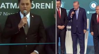 Cumhurbaşkanı Erdoğan'ın ROKETSAN'ın iki numarasına yaptığı uyarı törene damga vurdu